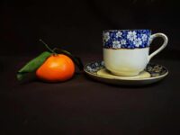 Antique Bluewhite Cup